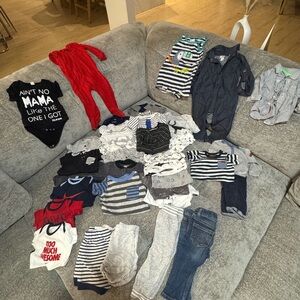 Bundle of 6-9m boys clothes full Lot
